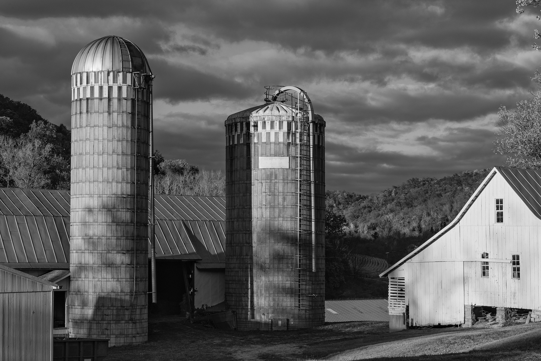 Along Pleasant ridge