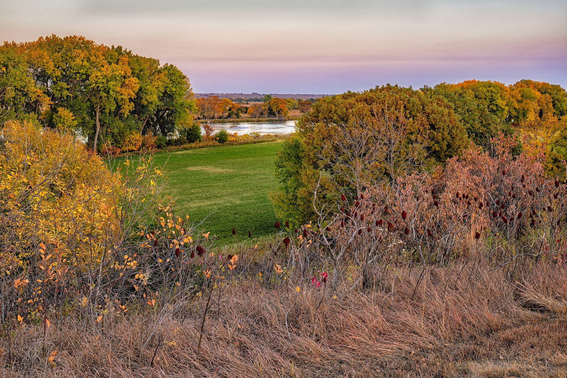 Autumn Along the Loup II