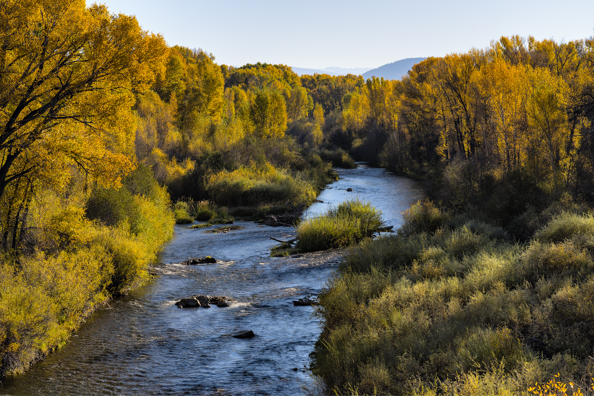 Autumn on the Arkansas