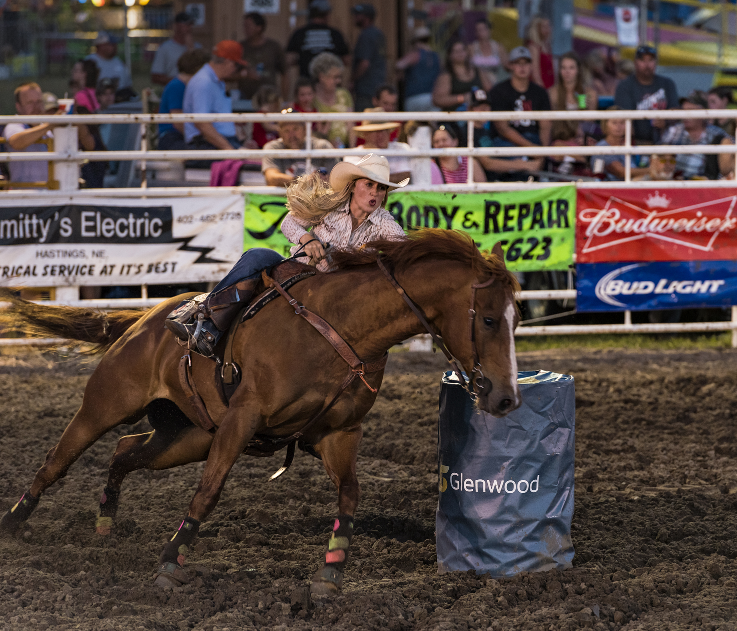 Barreling Around the Arena