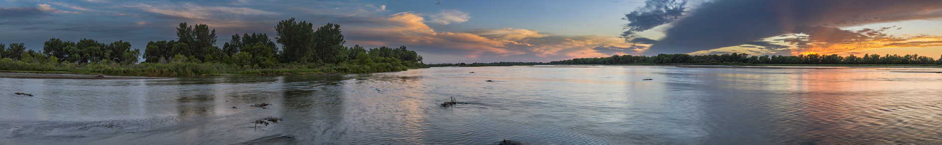 Behind the River Moonrise