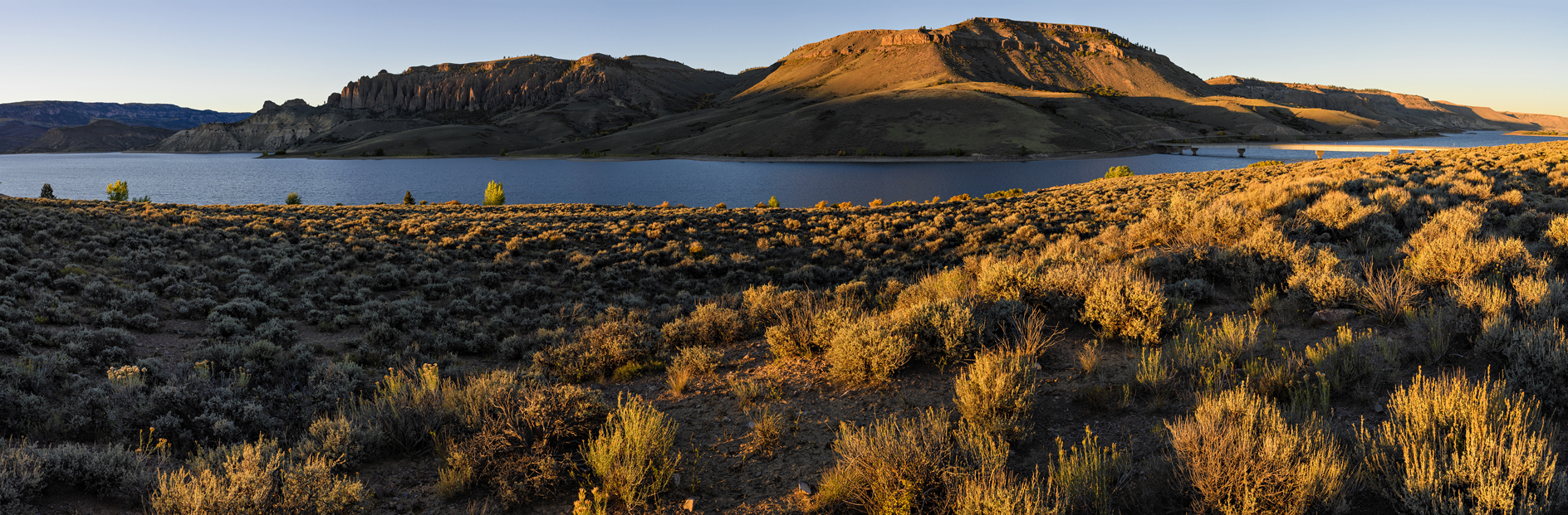 Blue Mesa Evening