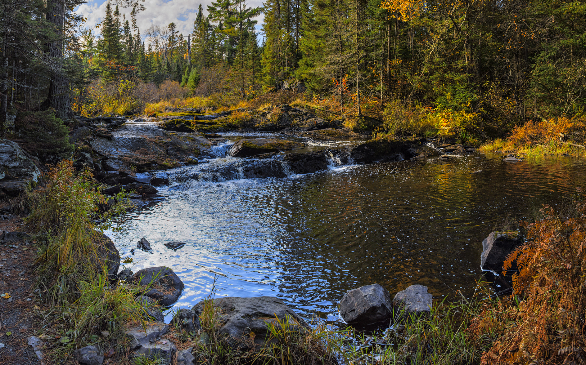 Bubbling through Morning
