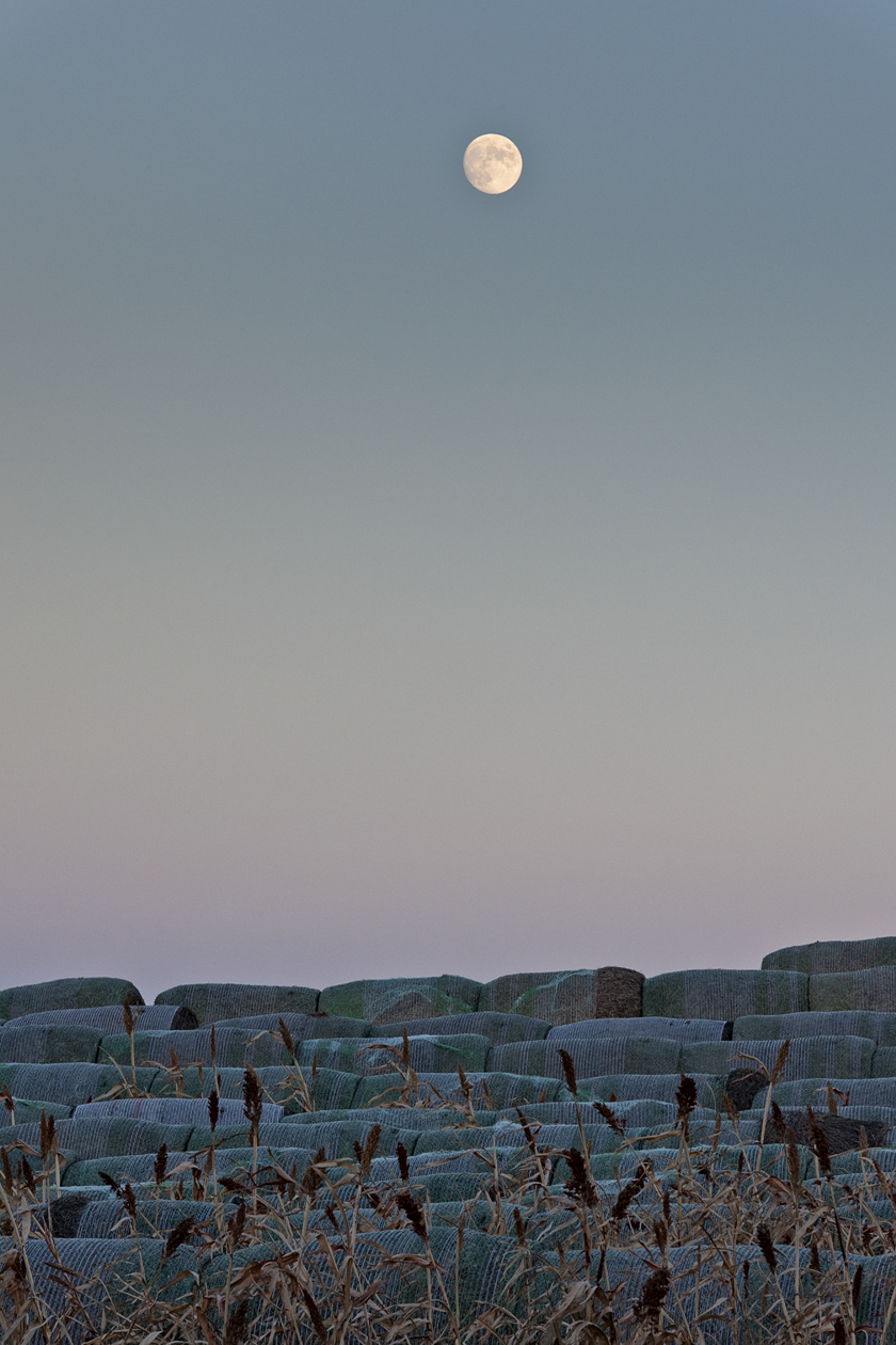 Hay Bale Moon