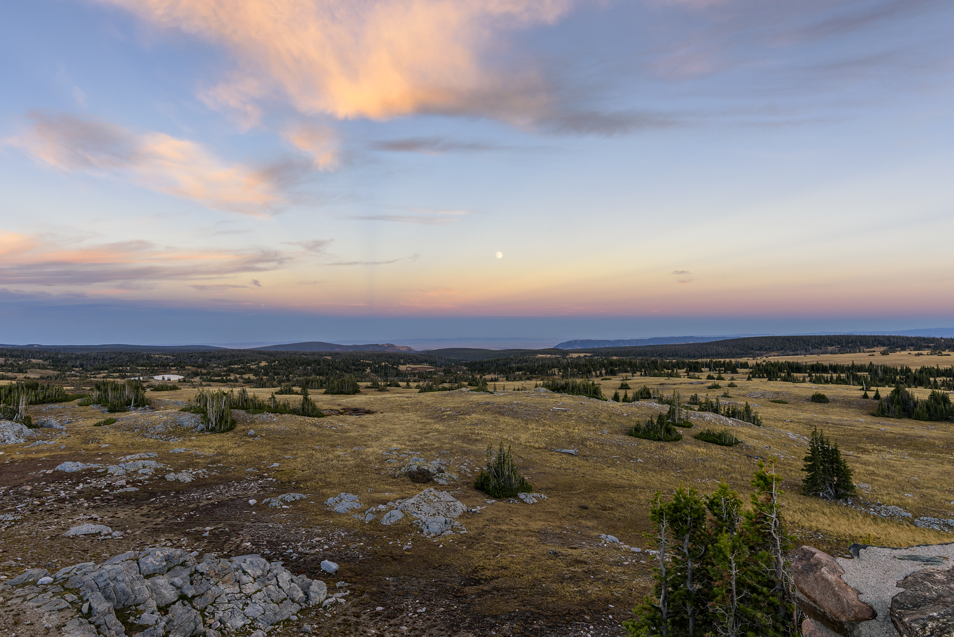 Libby Flats Moonrise
