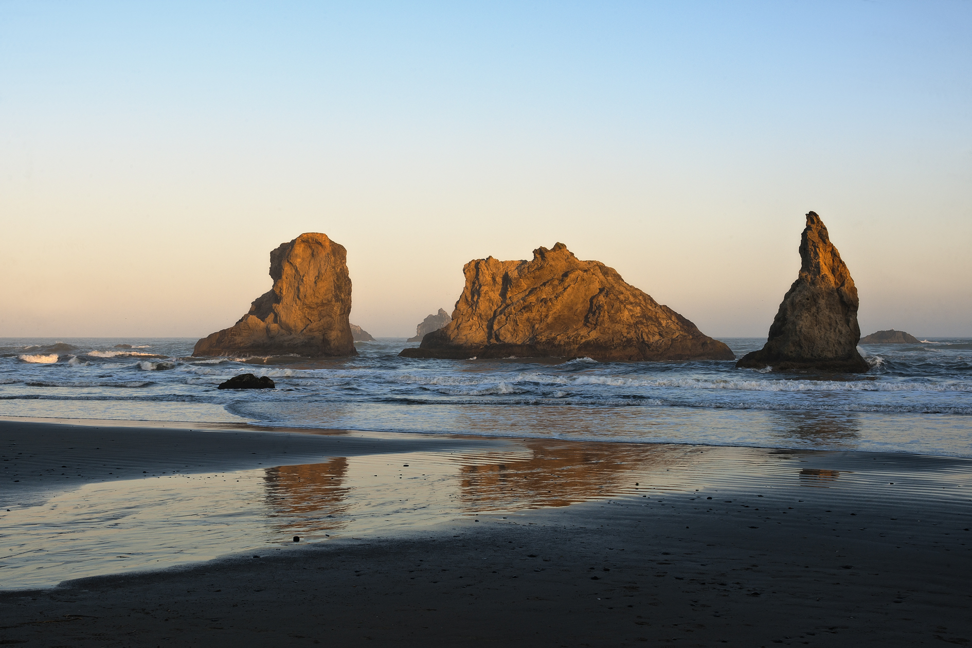 Reflections in the Sand
