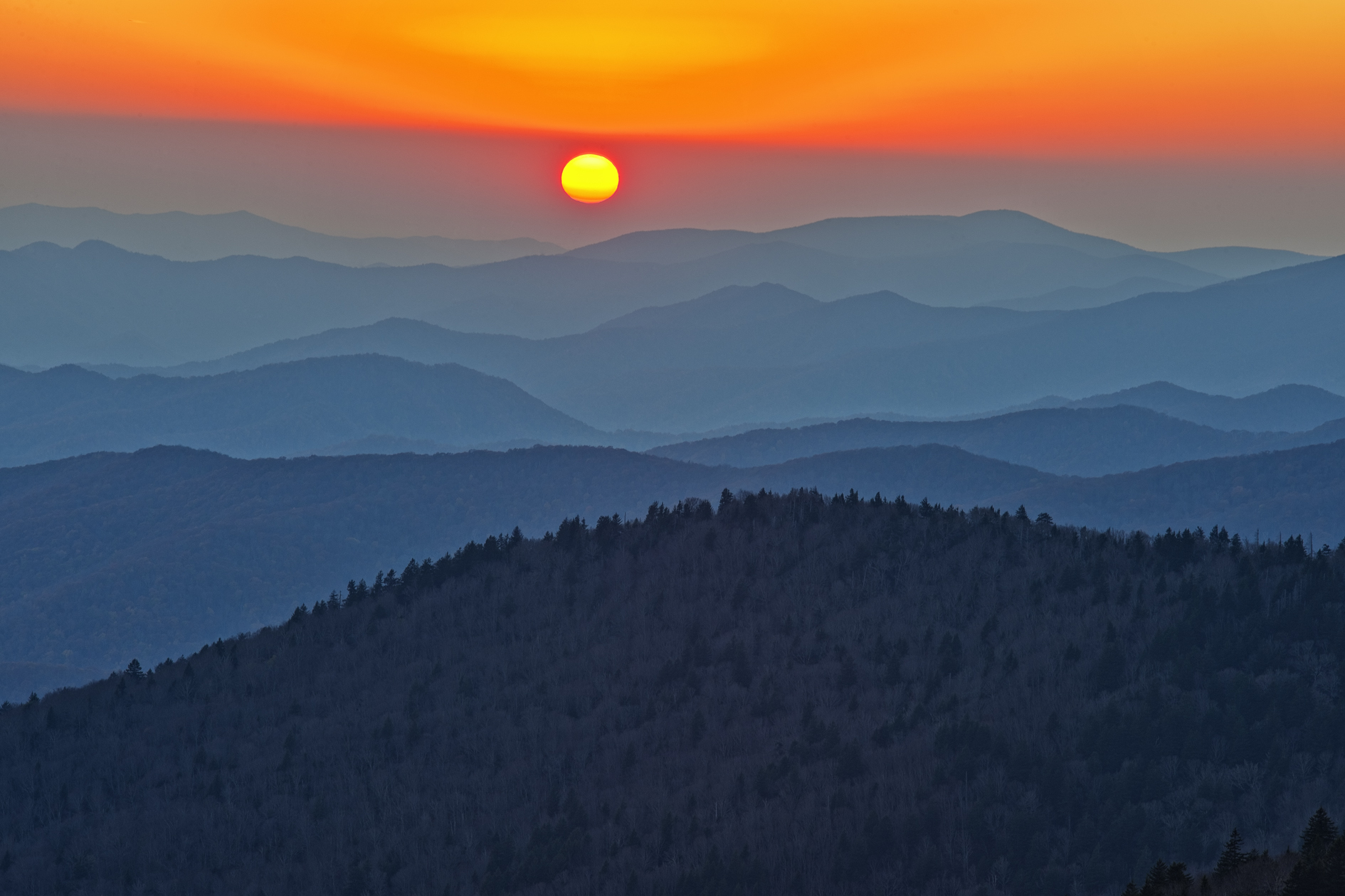 Smoky Mountain Sundown