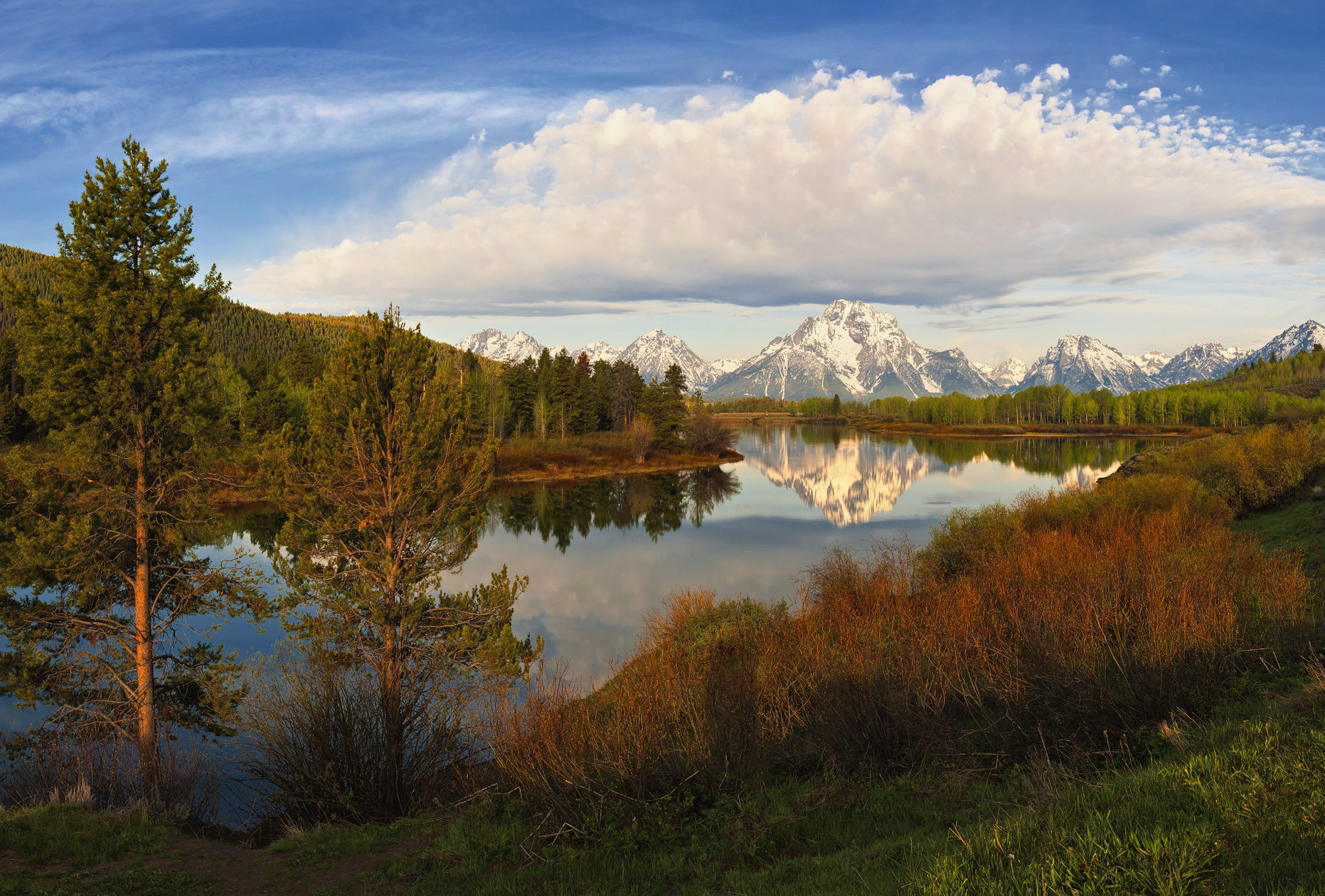 Sunrise at Oxbow Bend