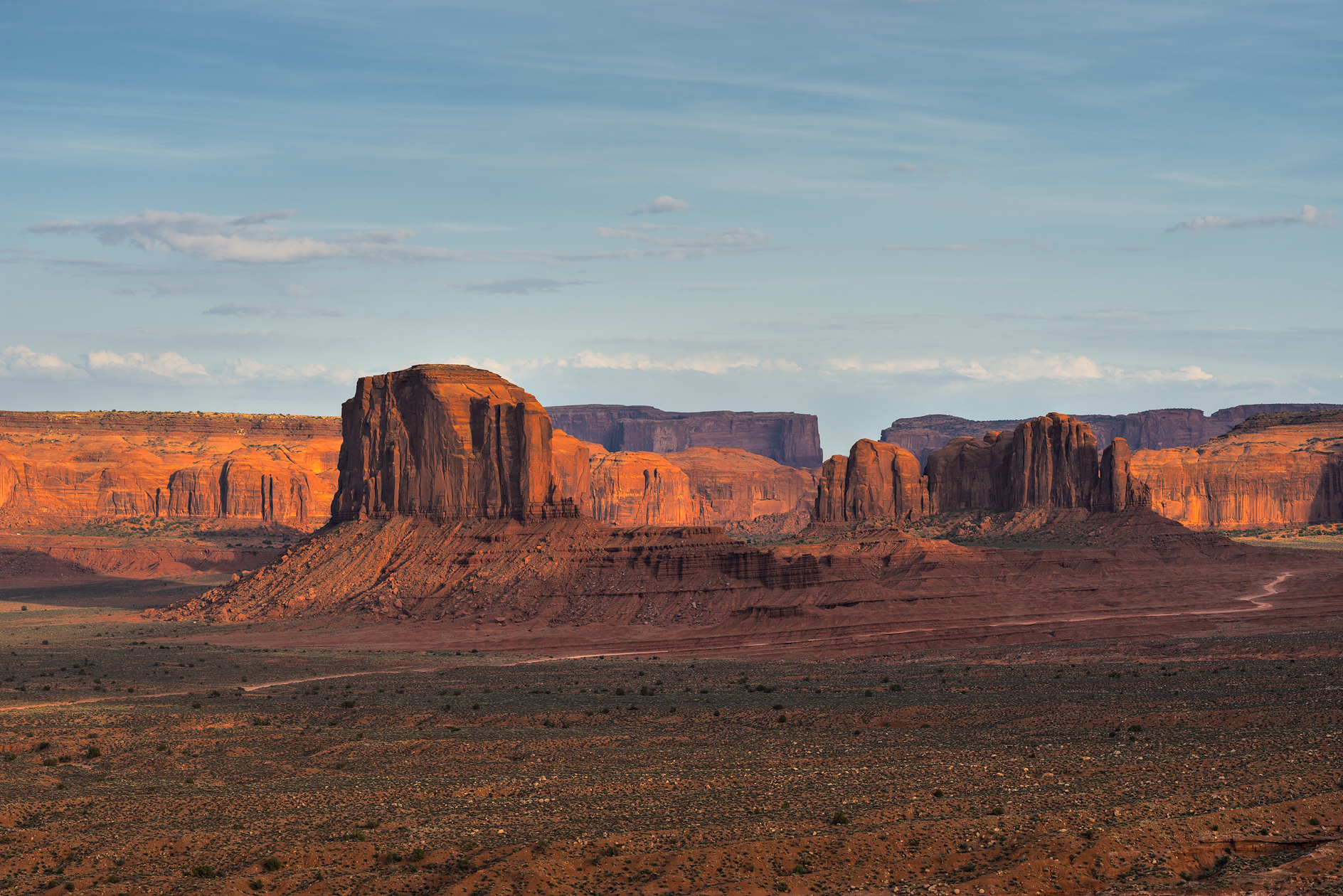 Sunset at Rain God Mesa