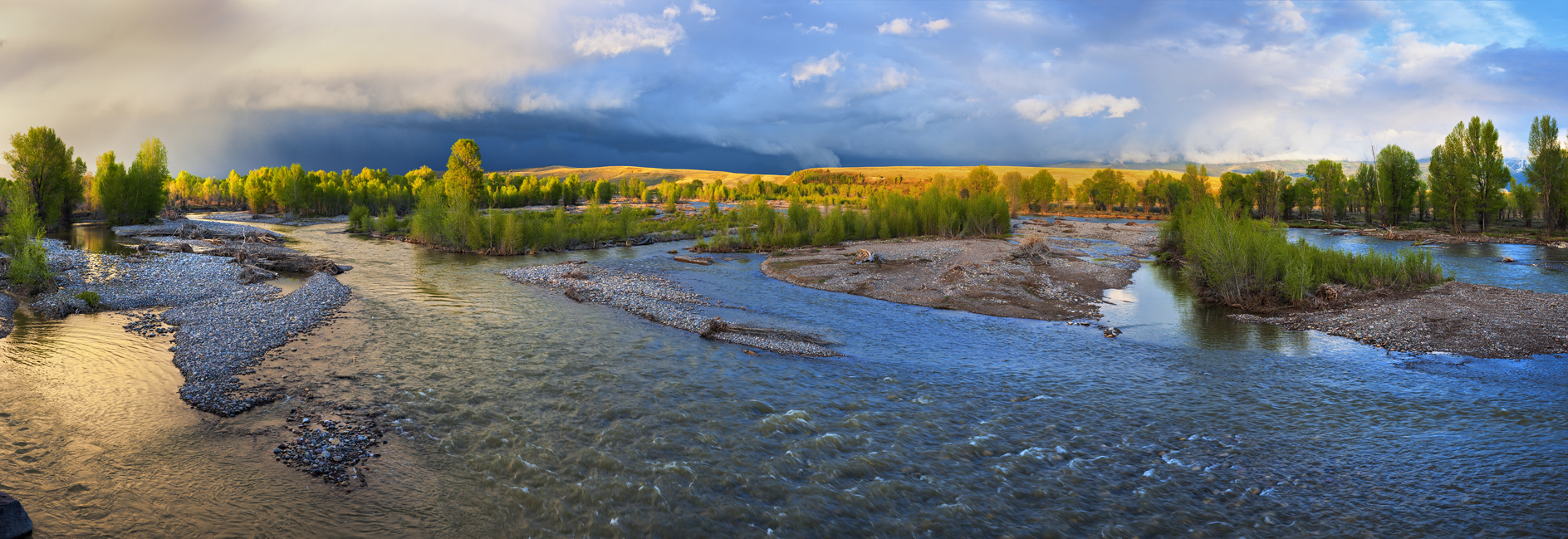 Sunset on the Gros Ventre